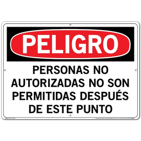 Vestil Polystyrene Sign, 14-1/2" Height, 20-1/2" Width, Polystyrene, Rectangle, Spanish SI-D-68-E-PS-040-S
